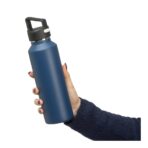 Recycled stainless steel double-walled bottle (600 ml) Mace - Image 12