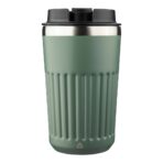 Recycled stainless steel travel mug (400 ml) Chiara - Image 2