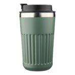 Recycled stainless steel travel mug (400 ml) Chiara - Image 3