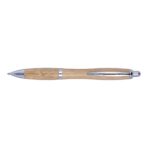 Ballpen Carson | Bamboo | Silver detail - Image 6
