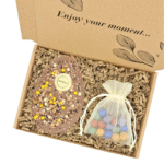 XL Belgian Chocolate Easter Egg giftbox including colourful seed bombs