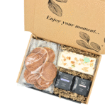 Dutch syrup waffles gift box including a Nougat and Zen Teas. - Image 2