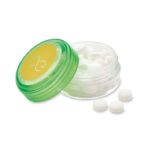 Round plastic container with mints or sweets - Image 2