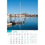 "NACIONALNI PARKOVI HRVATSKE" 13 list., dim: 33x55 cm, PVC vrećica, P/40, color kalendar - Slika 2