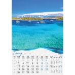 "BISERNA DALMACIJA" 13 list., dim: 33x55 cm, PVC vrećica, P/40, color kalendar - Slika 2