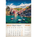 "VINTAGE GRADOVI" 13 list., dim: 33x55cm, PVC vrećica, P/40, color kalendar - Slika 12