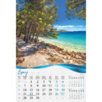 "BISERNA DALMACIJA" 13 list., dim: 33x55 cm, PVC vrećica, P/40, color kalendar - Slika 13