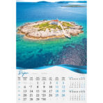 "BISERNA DALMACIJA" 13 list., dim: 33x55 cm, PVC vrećica, P/40, color kalendar - Slika 14
