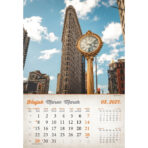 "VINTAGE GRADOVI" 13 list., dim: 33x55cm, PVC vrećica, P/40, color kalendar - Slika 4