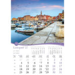 "ROMANTIČNA HRVATSKA" 13 list., dim: 30,5x50 cm, PVC vrećica, P/50, color kalendar - Slika 4