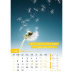 "MOTIVACIJSKI KALENDAR" 13 list., dim: 30,5x50 cm, PVC vrećica, P/50, color kalendar - Slika 5