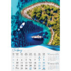 "BISERNA DALMACIJA" 13 list., dim: 33x55 cm, PVC vrećica, P/40, color kalendar - Slika 8