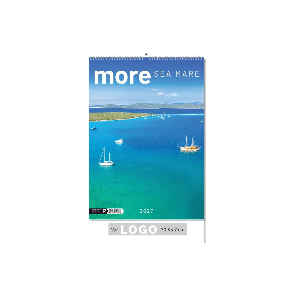 0-02og000101-bf739821 "MORE" 13 sheets., format: 30,5x50 cm, PVC bag, P/50, color calendar - Image 1