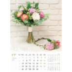 "CVIJEĆE" 13 list., dim: 24x53,5 cm, PVC vrećica, P/50, color kalendar - Slika 2