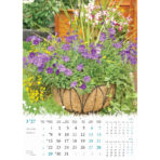 "CVIJEĆE" 13 list., dim: 24x53,5 cm, PVC vrećica, P/50, color kalendar - Slika 12