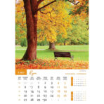 "PRIRODA" 13 list., dim: 30,5x50 cm, PVC vrećica, P/50, color kalendar - Slika 13