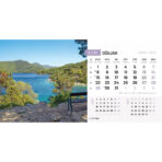 "NACIONALNI PARKOVI HRVATSKE" 13 list., dim: 20,5x14,5 cm, stolni kalendar, koverta, P/50 - Slika 10