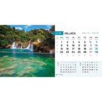 "NACIONALNI PARKOVI HRVATSKE" 13 list., dim: 20,5x14,5 cm, stolni kalendar, koverta, P/50 - Slika 13