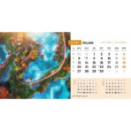 "NACIONALNI PARKOVI HRVATSKE" 13 list., dim: 20,5x14,5 cm, stolni kalendar, koverta, P/50 - Slika 15