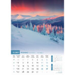"SVIJET U BOJI" 13 list., dim: 30,5x50 cm, PVC vrećica, P/50, color kalendar - Image 6