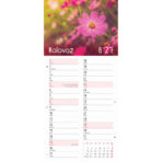 "CVJETNI PLANER" 13 list., dim: 22x55cm,  PVC vrećica, P/50, color kalendar - Image 8