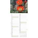 "CVJETNI PLANER" 13 list., dim: 22x55cm,  PVC vrećica, P/50, color kalendar - Image 9