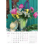 "CVIJEĆE" 13 list., dim: 24x53,5 cm, PVC vrećica, P/50, color kalendar - Slika 10