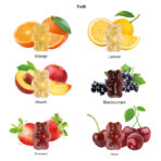 Mini bag 10g, recyclable paper white, Trolli fruit juice jelly bears, 30% fruit juice - Image 3