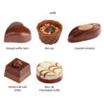 Lindt present, white cardboard "bunny ears" promotional case, Lindt Mini Pralinés - Image 3