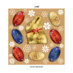 Lindt present, white cardboard "bunny ears" promotional case, Lindt Mini Pralinés - Image 4
