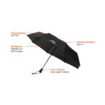 Nordic Drift Trail 23” AWARE™ RPET Auto o/c UPF 50+ umbrella - Image 3