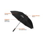 Nordic Drift Trail 27” AWARE™ RPET storm UPF 50+ umbrella - Image 3