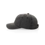 BEAU AWARE™ Washed 6 panel 270gsm cotton twill cap - Image 5