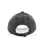 BEAU AWARE™ Washed 6 panel 270gsm cotton twill cap - Image 6