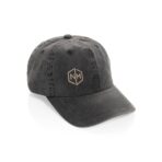 BEAU AWARE™ Washed 6 panel 270gsm cotton twill cap - Image 7