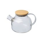 Stakleni vrč s bambusnim poklopcem, 1000 ml