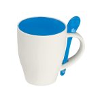 Keramička šalica s žličicom, 250 ml